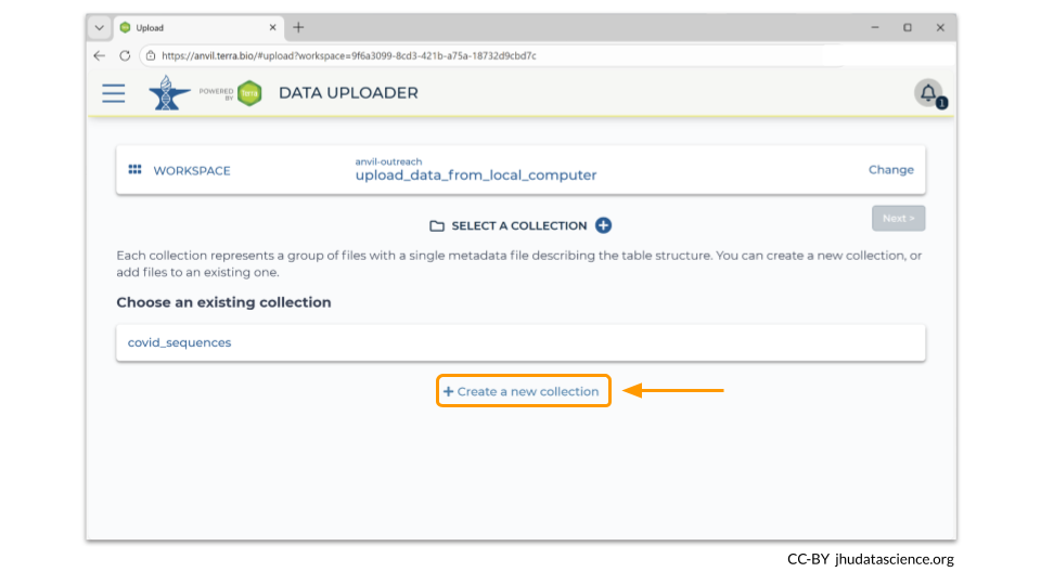 You can add multiple data collections to a single workspace.