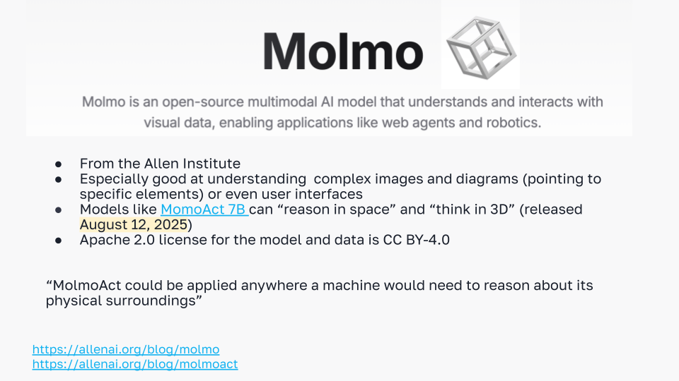 Molmo is an AI tool for understanding and interacting with visual data