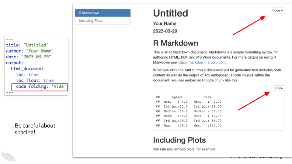 Modifying the YAML can allow for cold folding.
