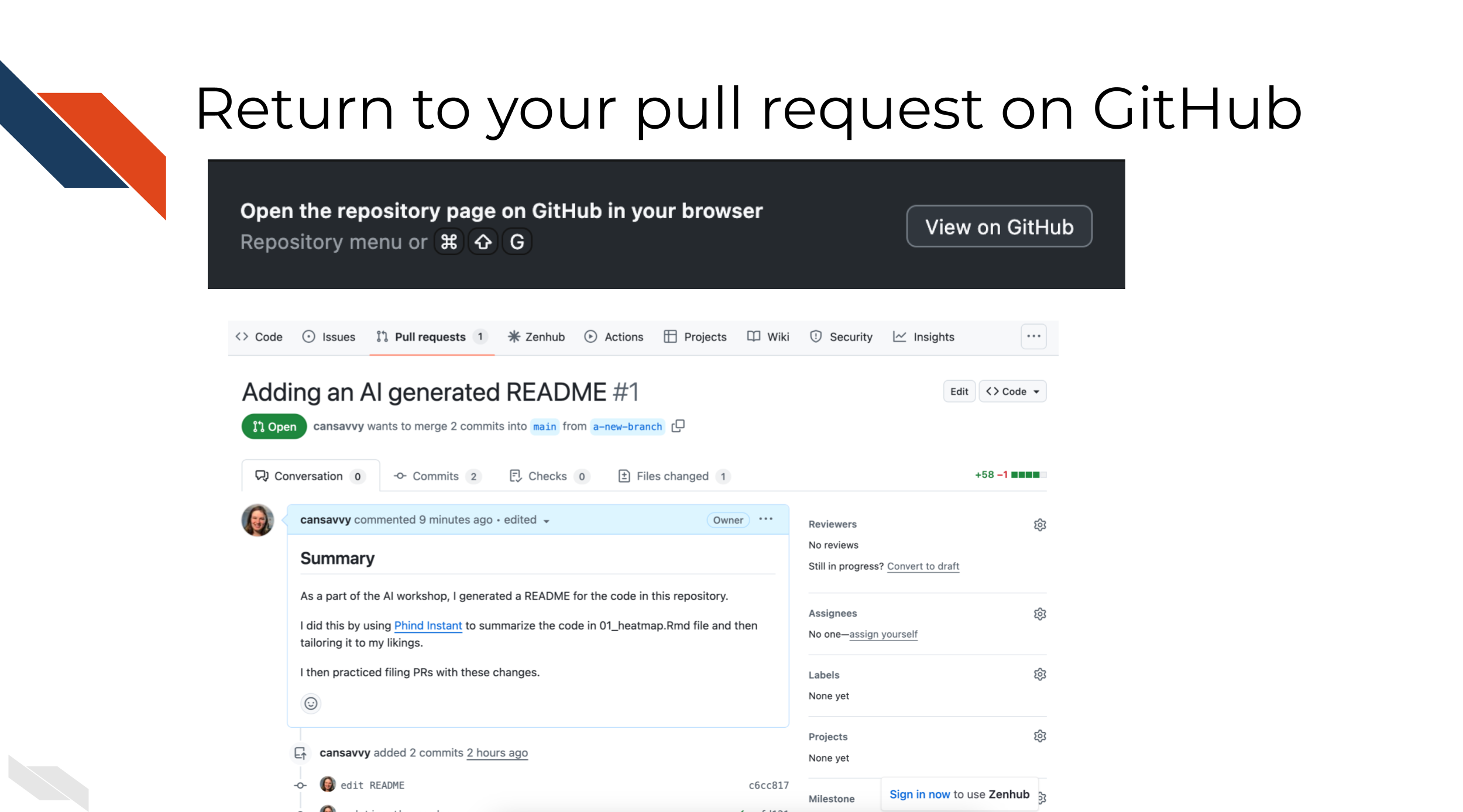 Pull Requests on GitHub.comb